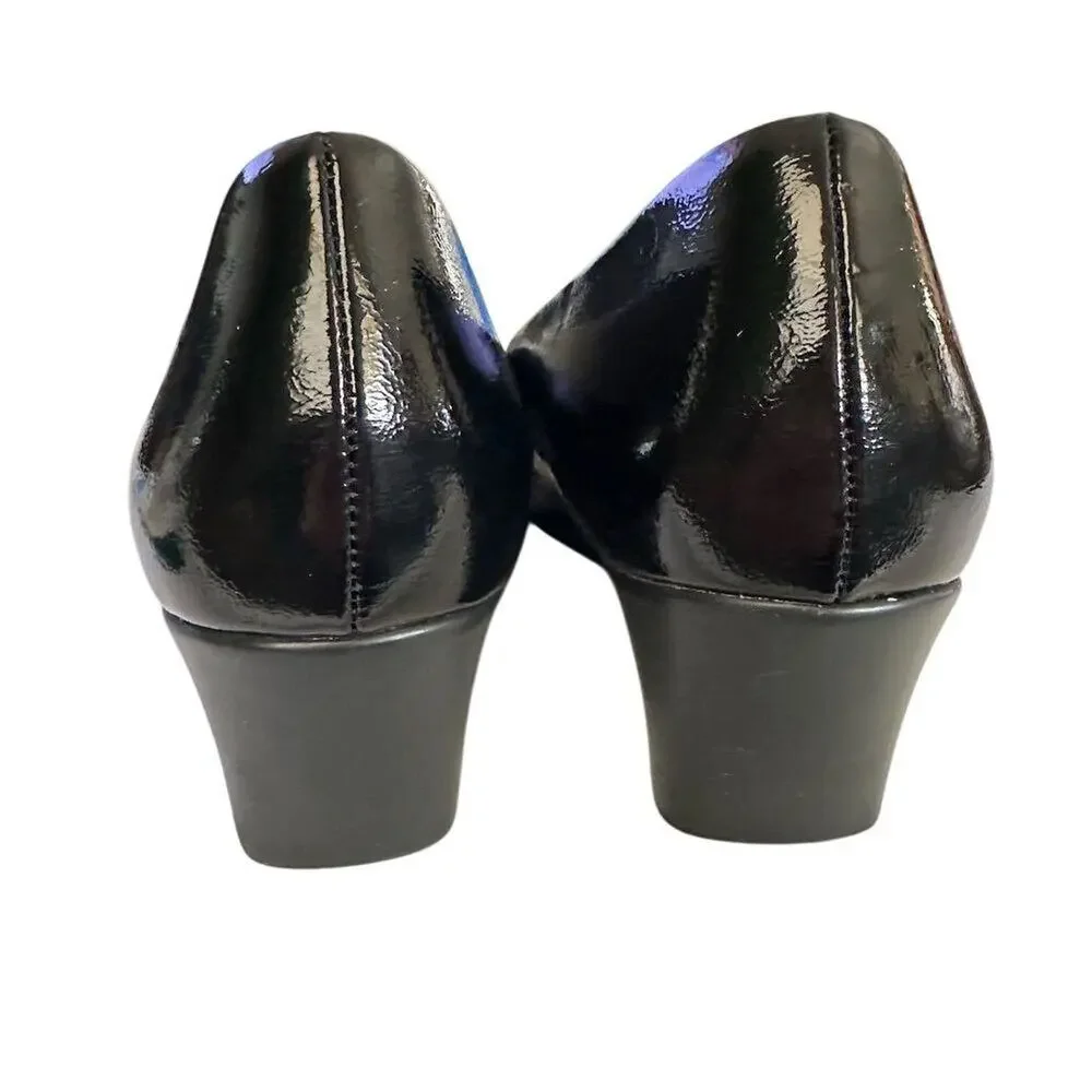 Life Stride Women's Black Wedge Shoes Size 9.5W Slip On Casual‎ - Picture 7 of 11